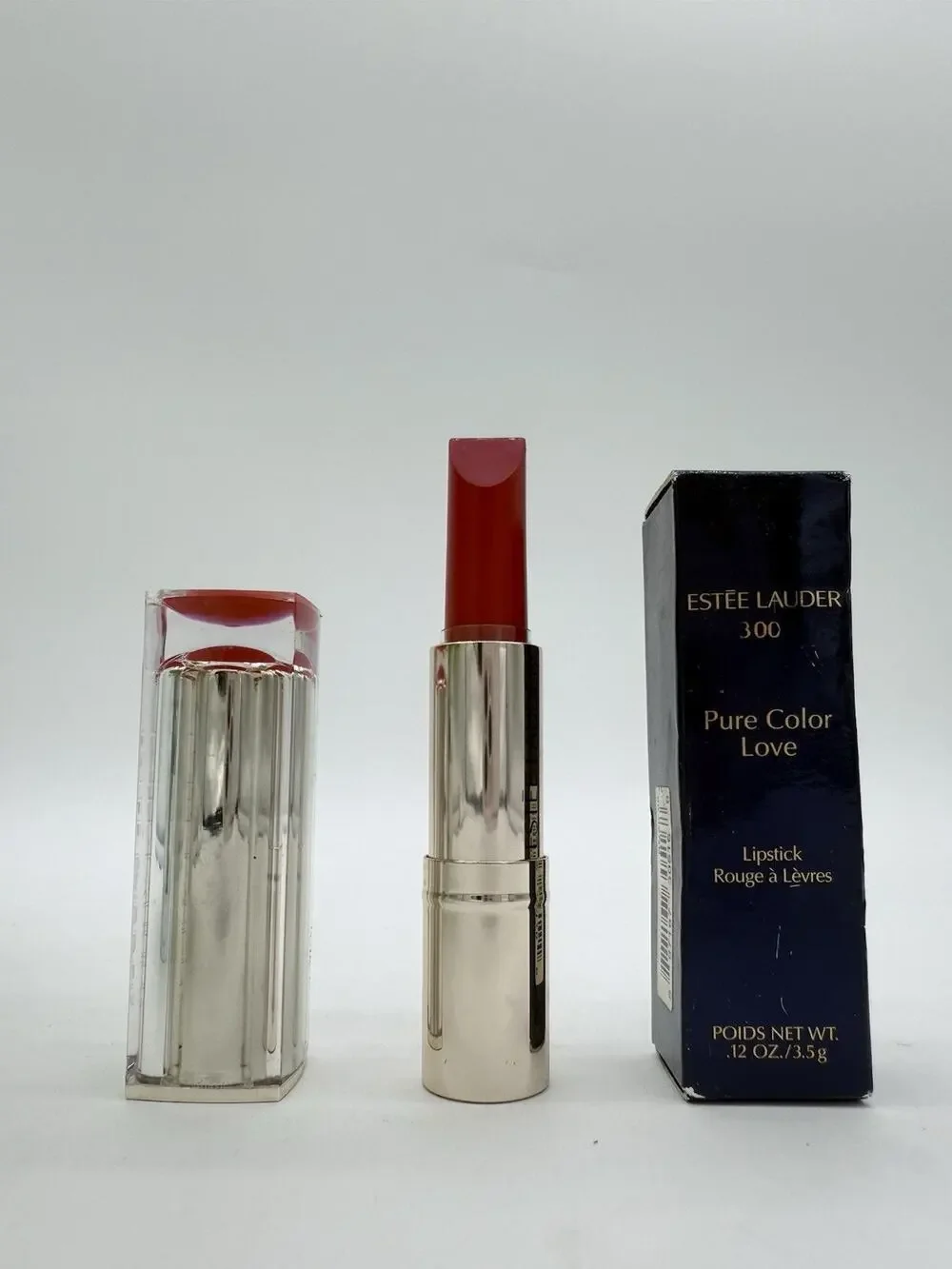 Estee Lauder Pure Color Love Lipstick 300 HOT STREAK .12oz / 3.5g